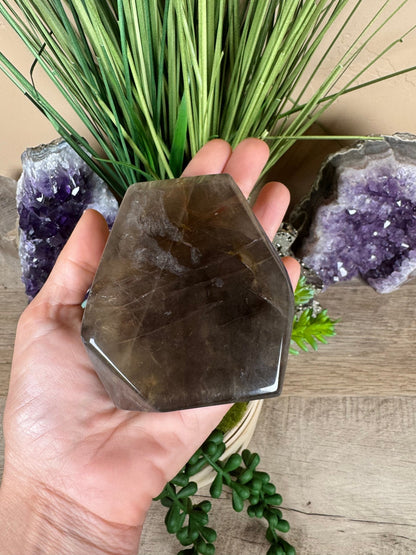 Smoky Quartz Freeform 83mm, 3.3in - Purple Door Alchemy