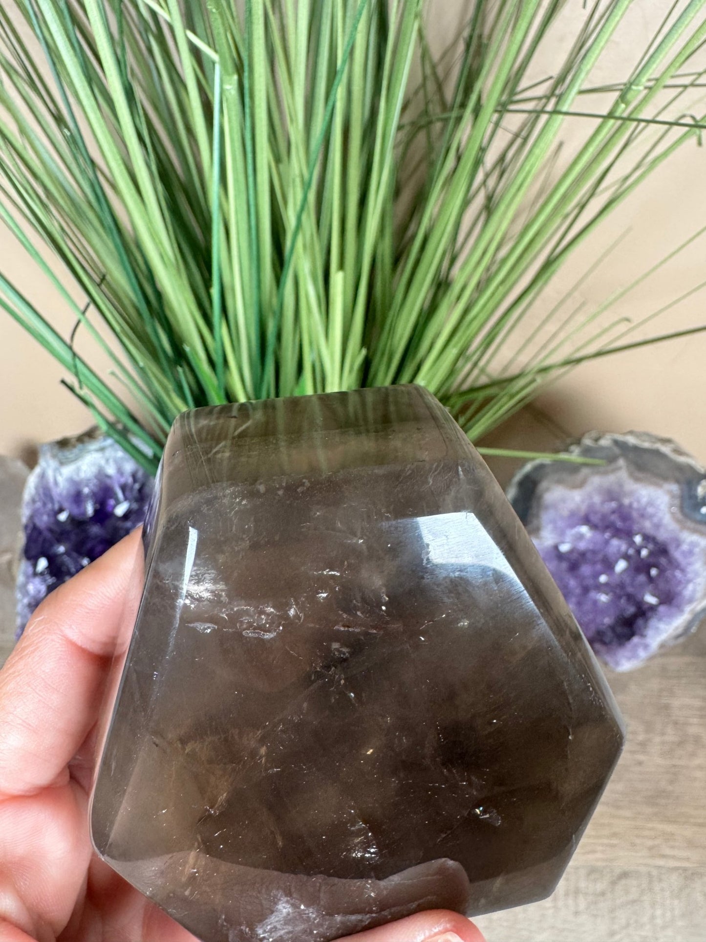Smoky Quartz Freeform 83mm, 3.3in - Purple Door Alchemy