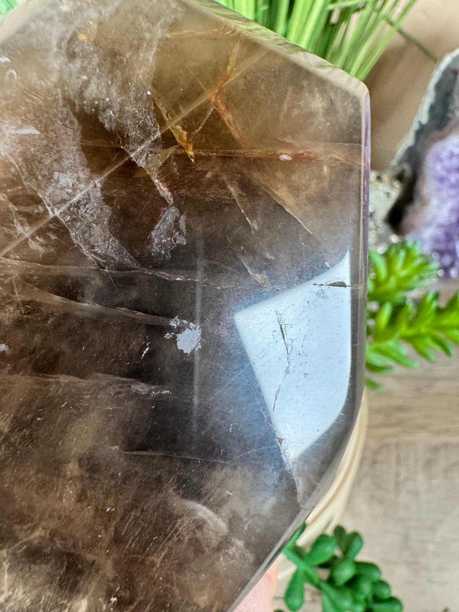 Smoky Quartz Freeform 83mm, 3.3in - Purple Door Alchemy