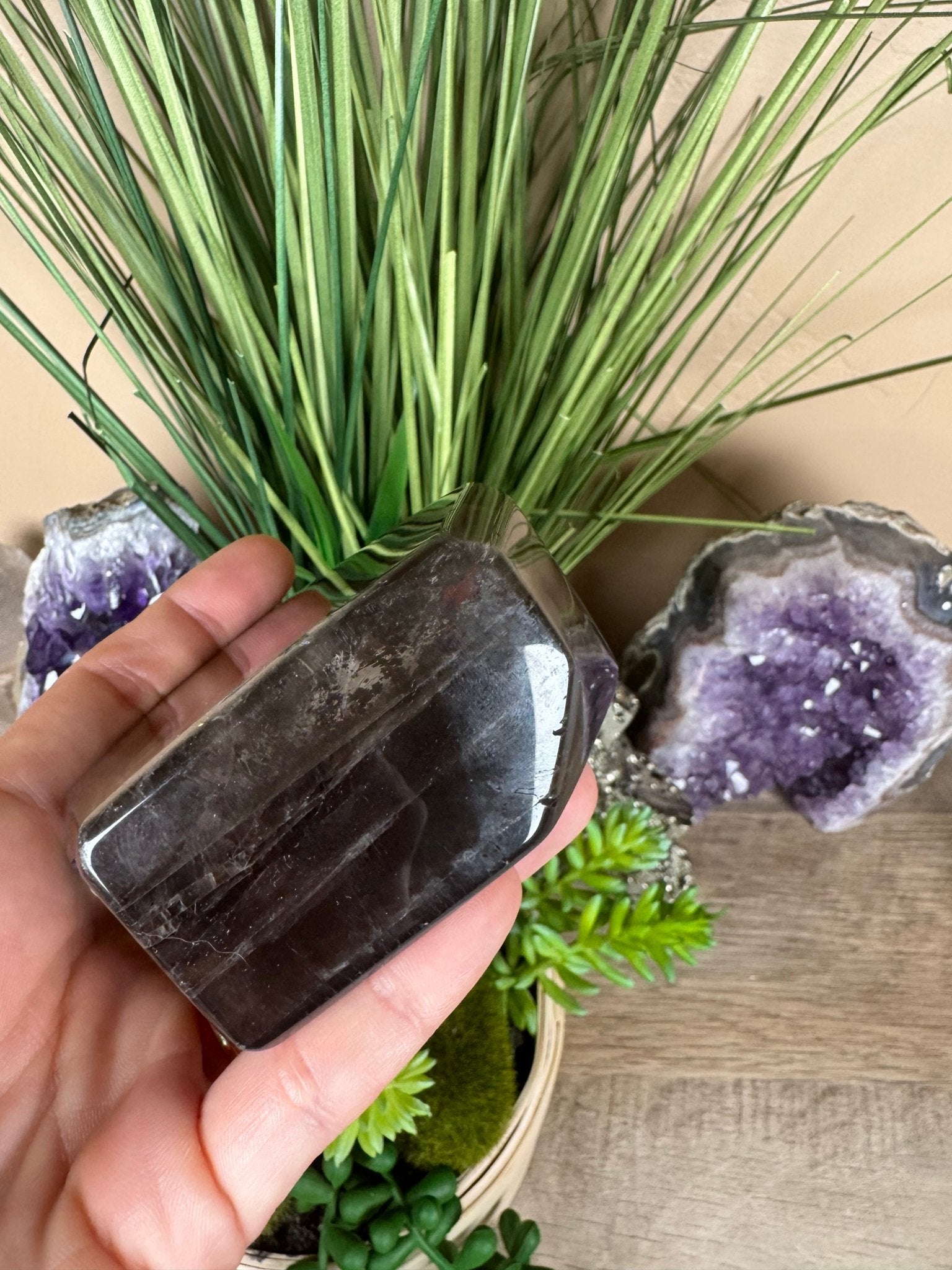 Smoky Quartz Freeform 83mm, 3.3in - Purple Door Alchemy