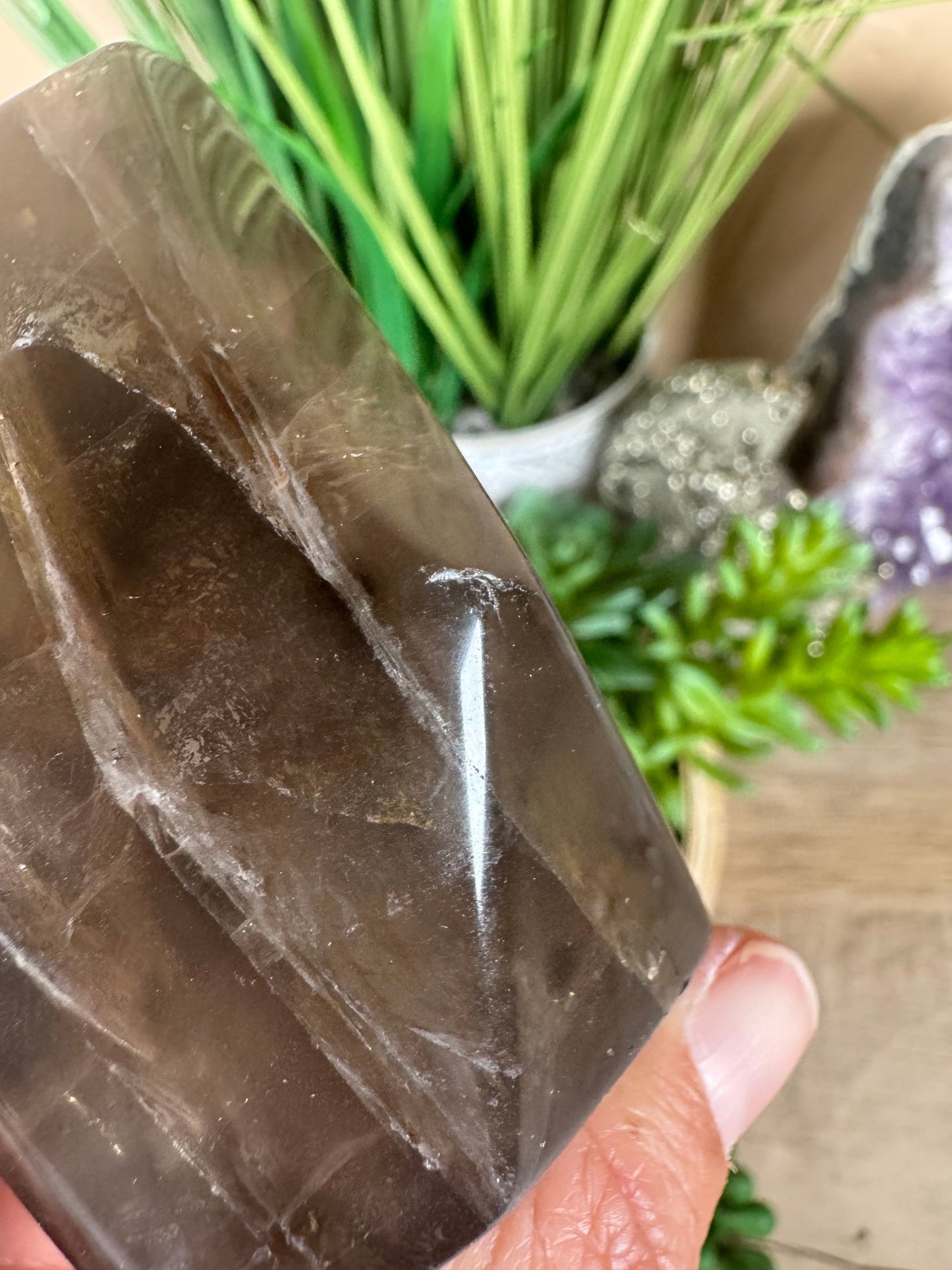Smoky Quartz Freeform 83mm, 3.3in - Purple Door Alchemy