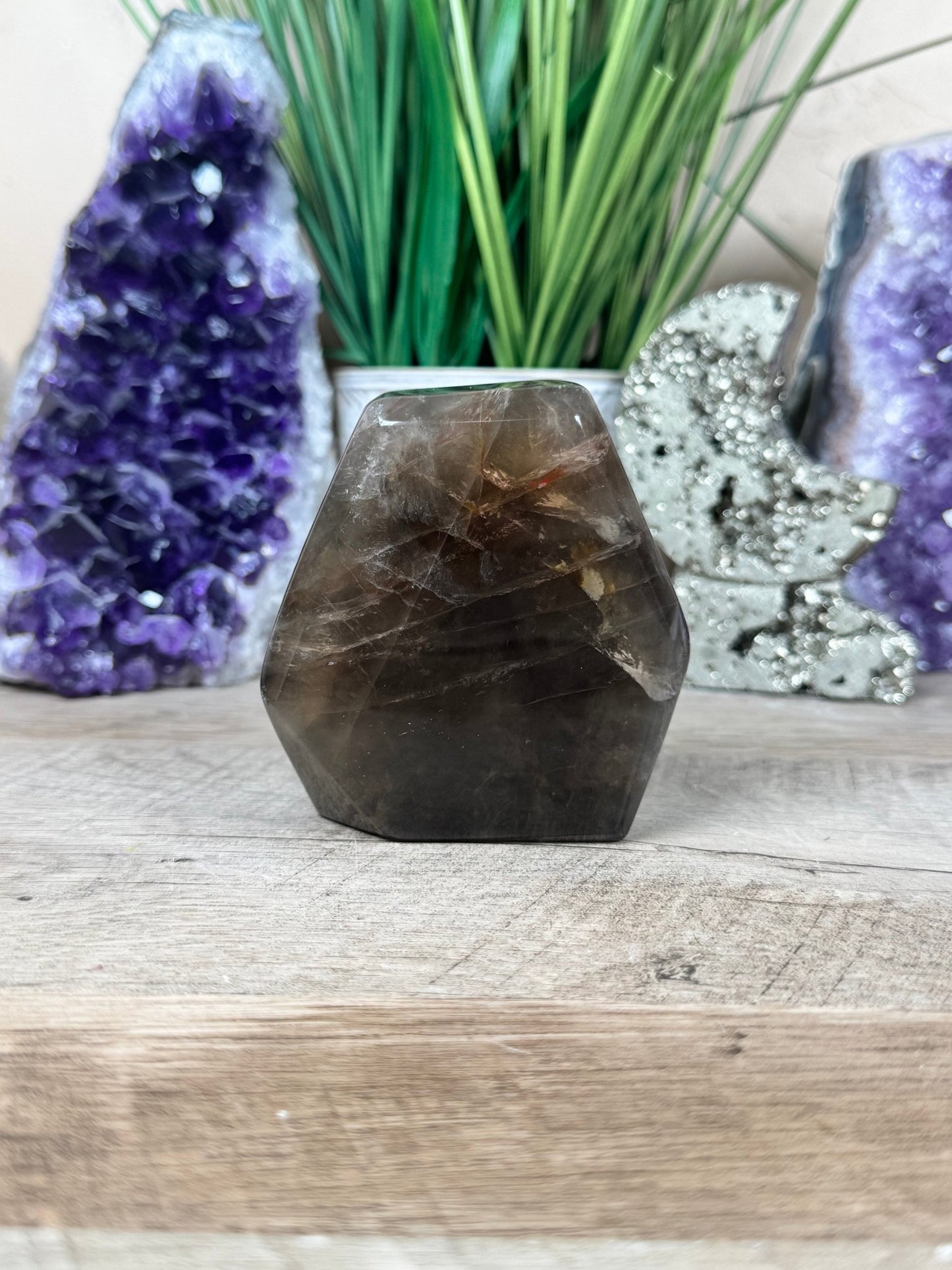 Smoky Quartz Freeform 83mm, 3.3in - Purple Door Alchemy