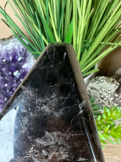 Smoky Quartz Freeform 97mm, 3.82in - Purple Door Alchemy