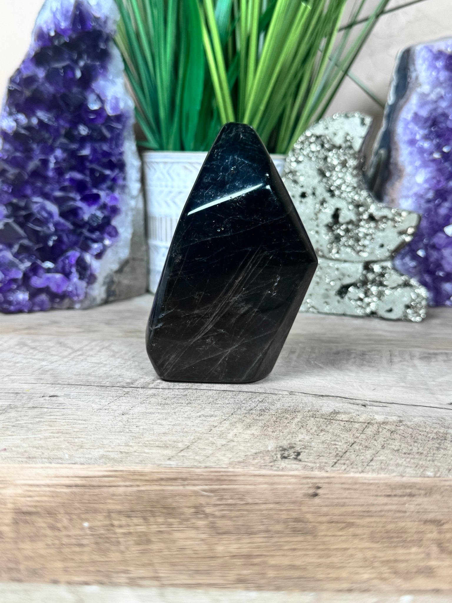 Smoky Quartz Freeform 97mm, 3.82in - Purple Door Alchemy