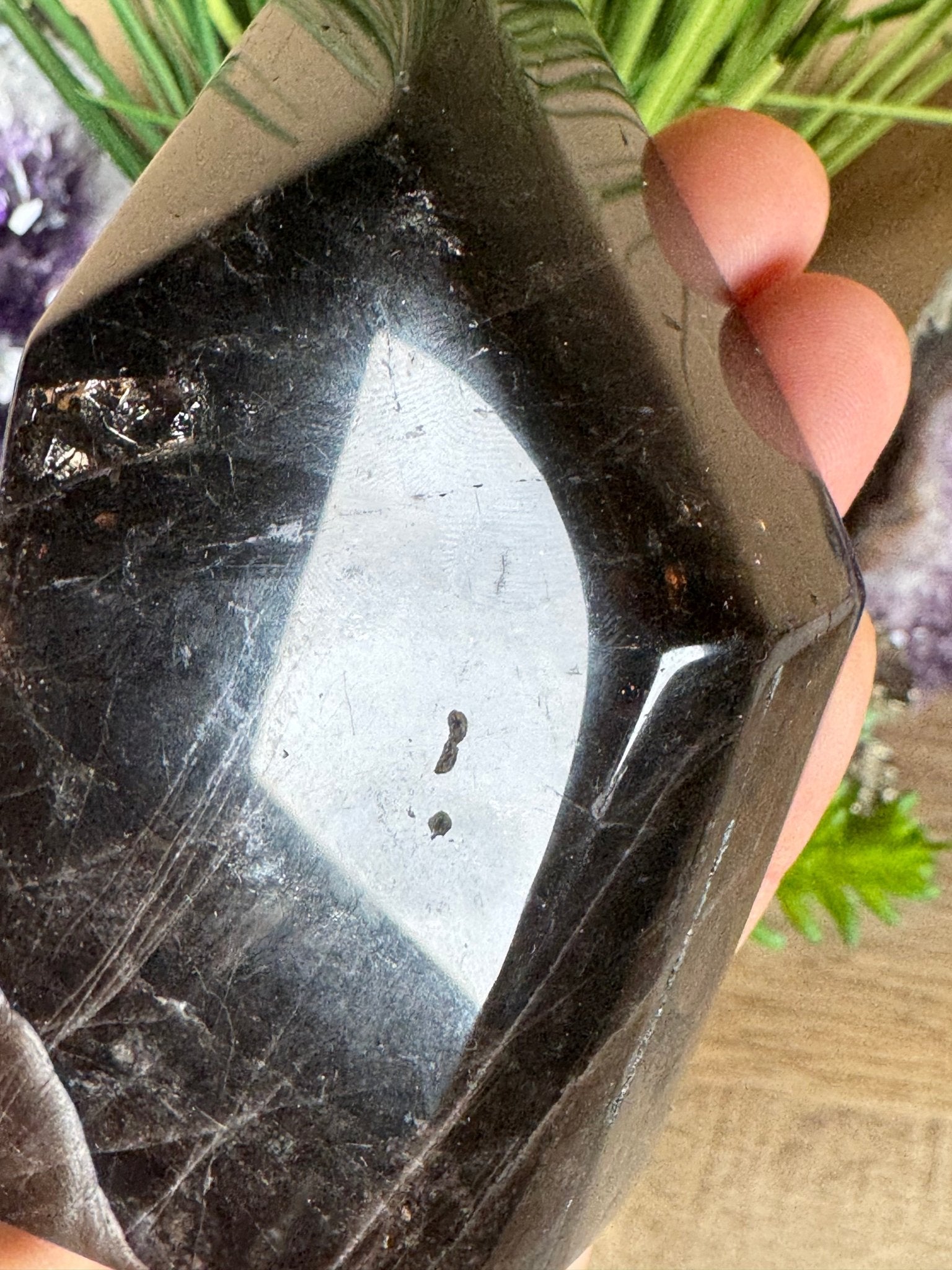 Smoky Quartz Freeform 97mm, 3.82in - Purple Door Alchemy