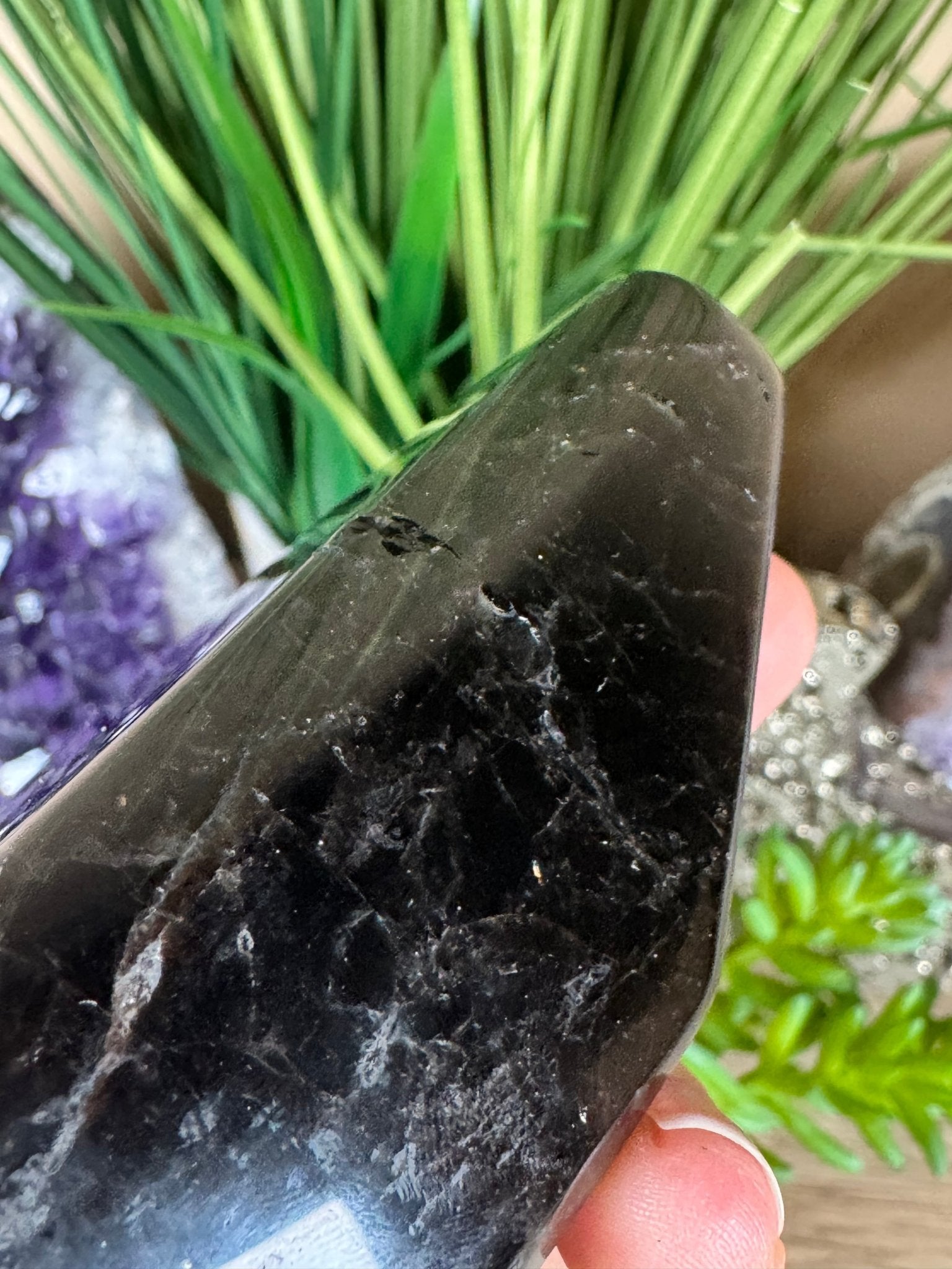 Smoky Quartz Freeform 97mm, 3.82in - Purple Door Alchemy
