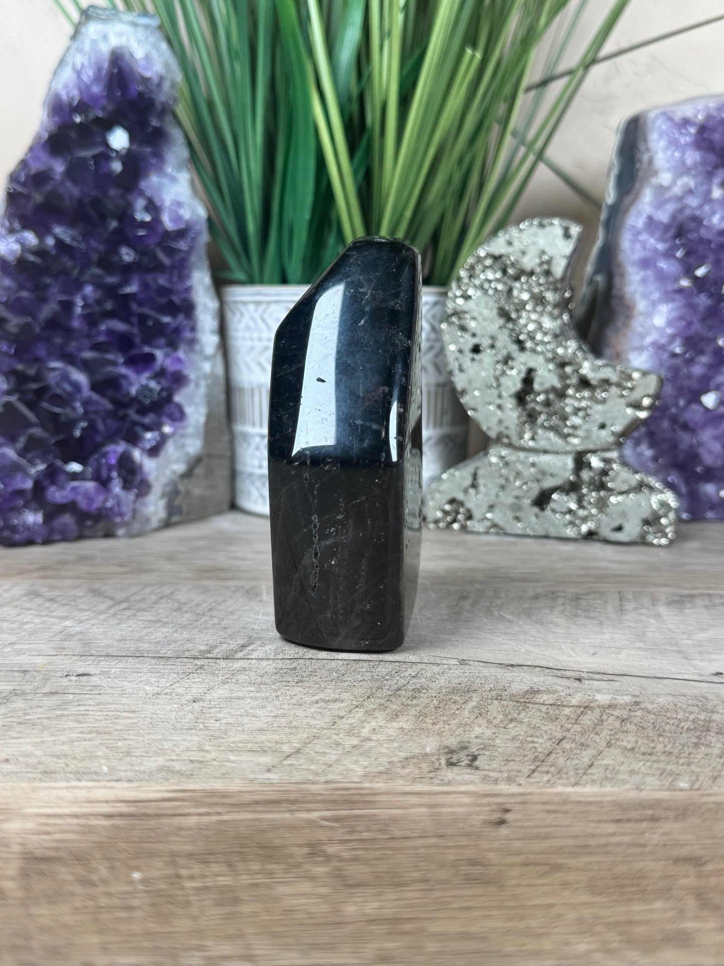 Smoky Quartz Freeform 97mm, 3.82in - Purple Door Alchemy