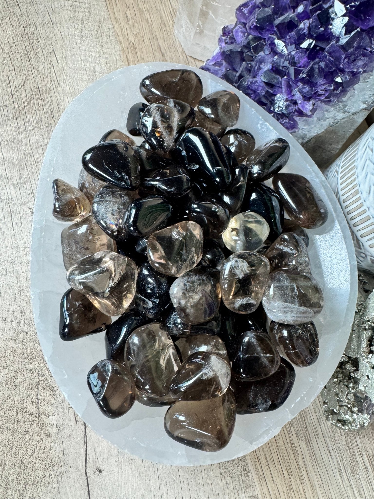 Smoky Quartz Tumble - Purple Door Alchemy