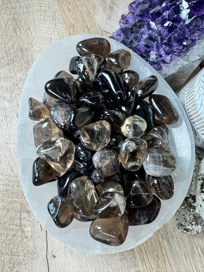 Smoky Quartz Tumble - Purple Door Alchemy