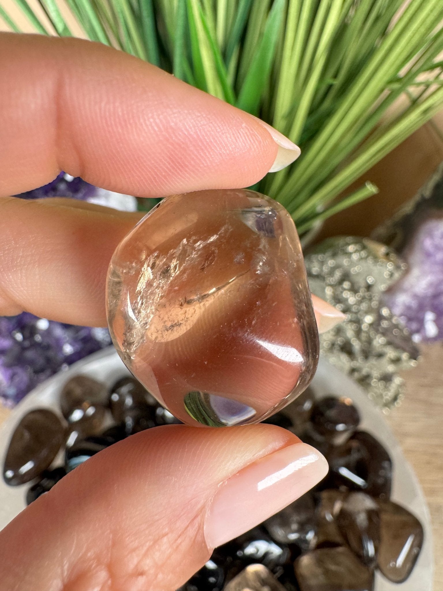 Smoky Quartz Tumble - Purple Door Alchemy