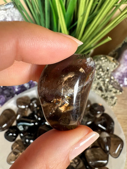 Smoky Quartz Tumble - Purple Door Alchemy