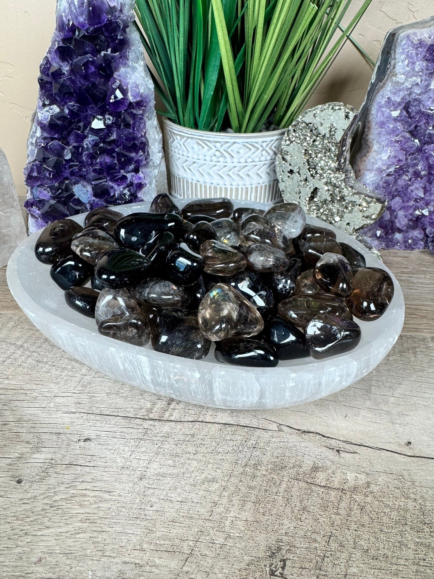 Smoky Quartz Tumble - Purple Door Alchemy