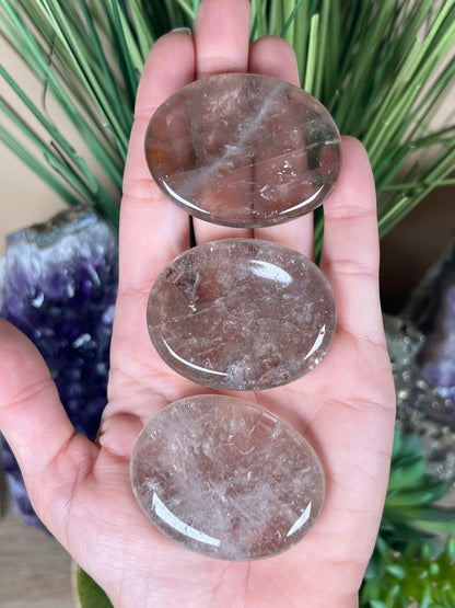 Smoky Quartz Worry Stone - Purple Door Alchemy