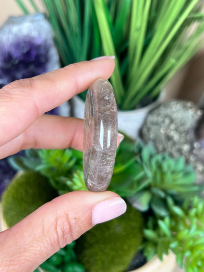 Smoky Quartz Worry Stone - Purple Door Alchemy