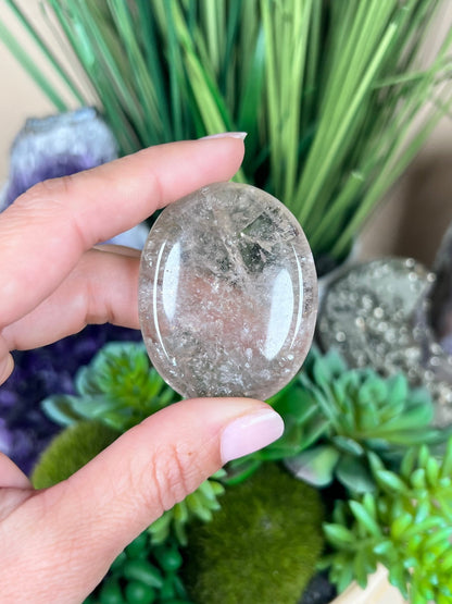 Smoky Quartz Worry Stone - Purple Door Alchemy
