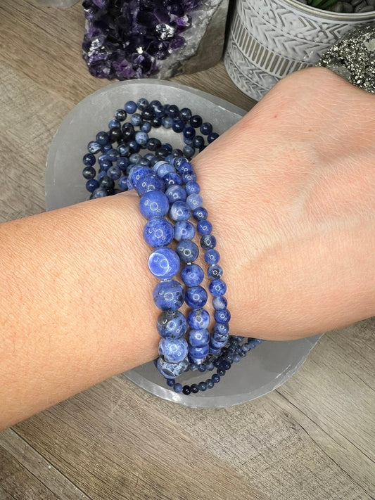 Sodalite Bracelet - Purple Door Alchemy