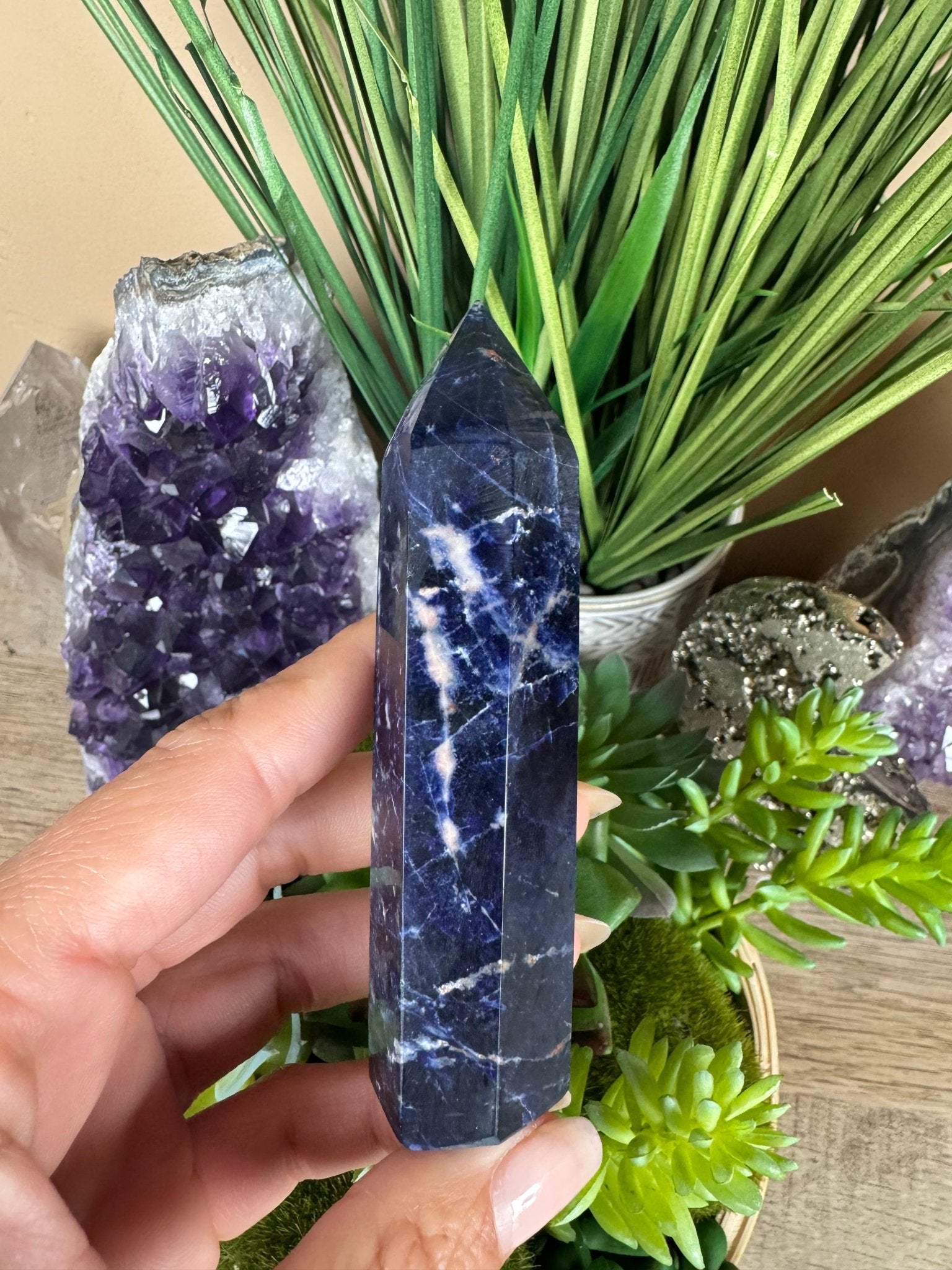 Sodalite Point - Purple Door Alchemy