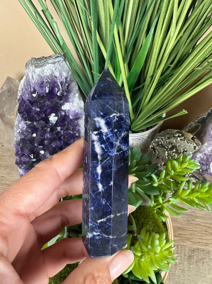 Sodalite Point - Purple Door Alchemy