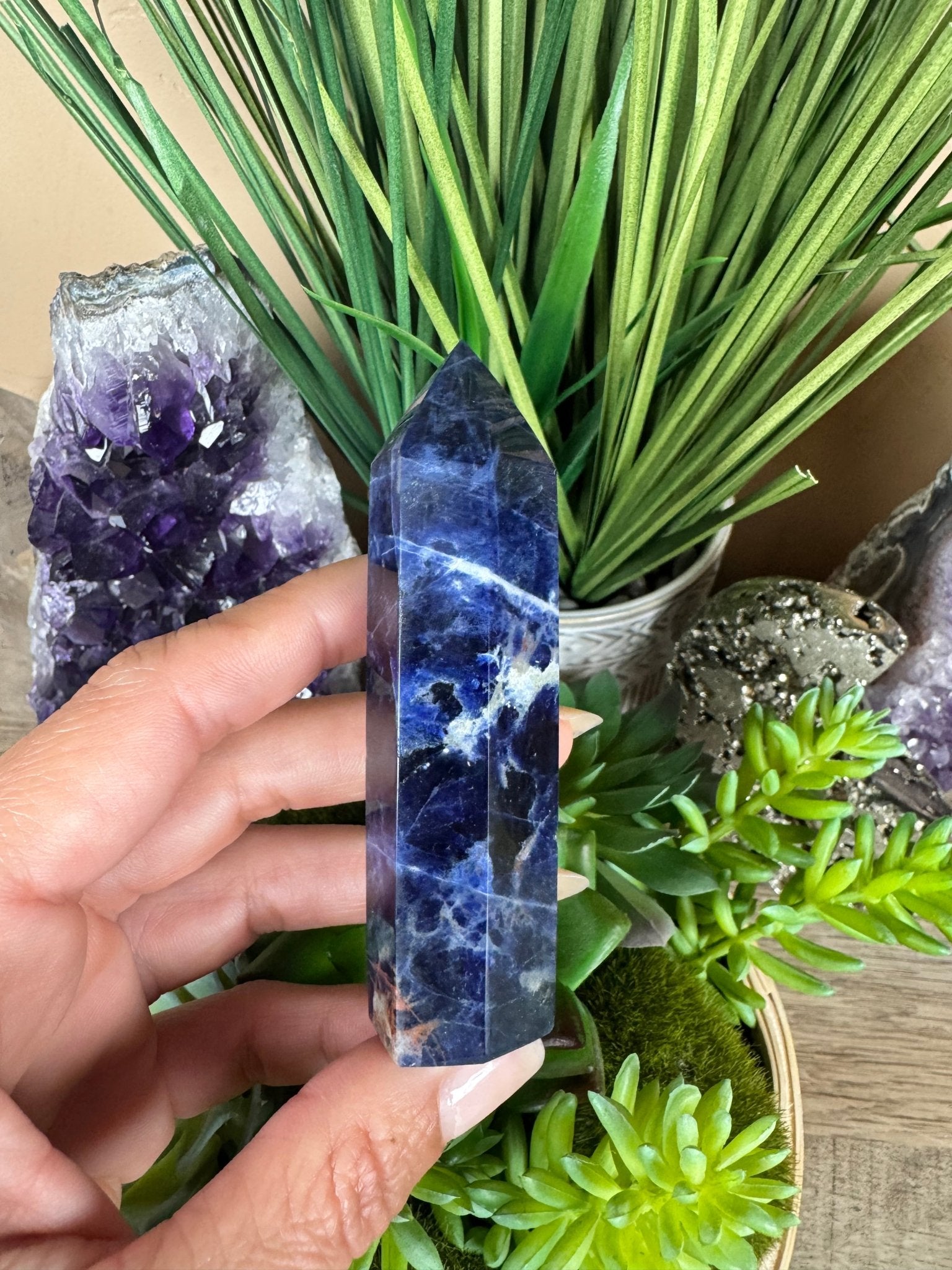 Sodalite Point - Purple Door Alchemy