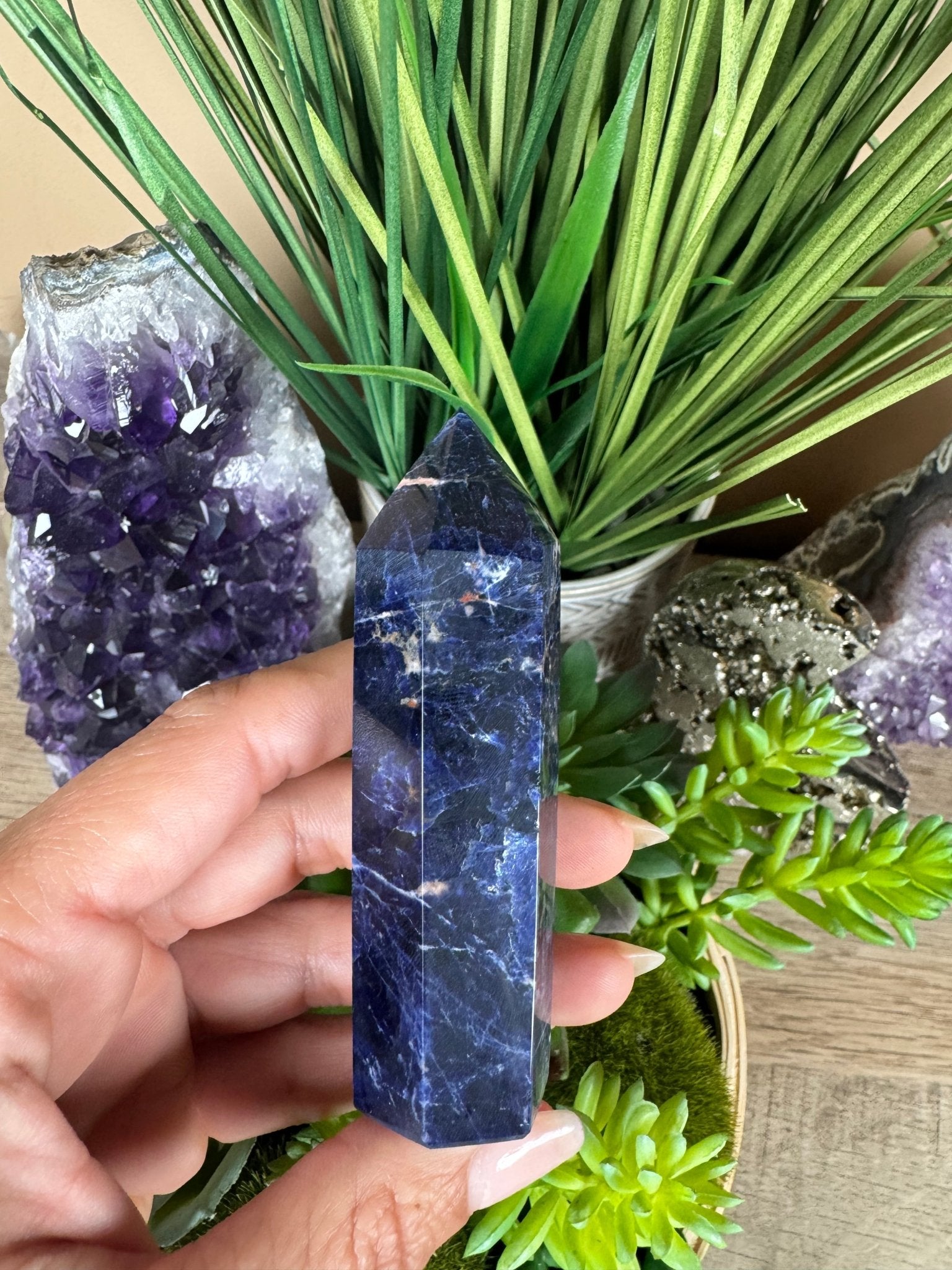 Sodalite Point - Purple Door Alchemy