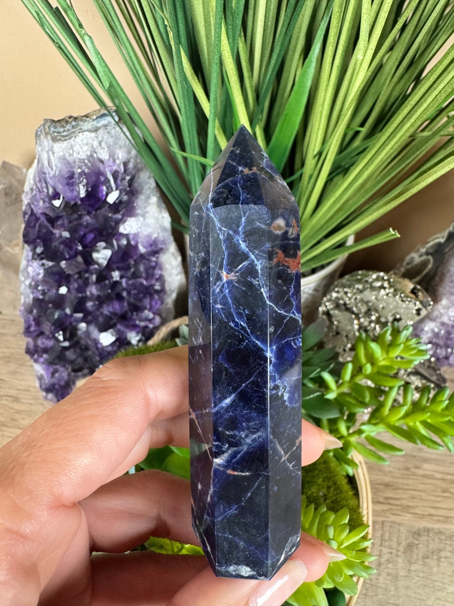 Sodalite Point - Purple Door Alchemy