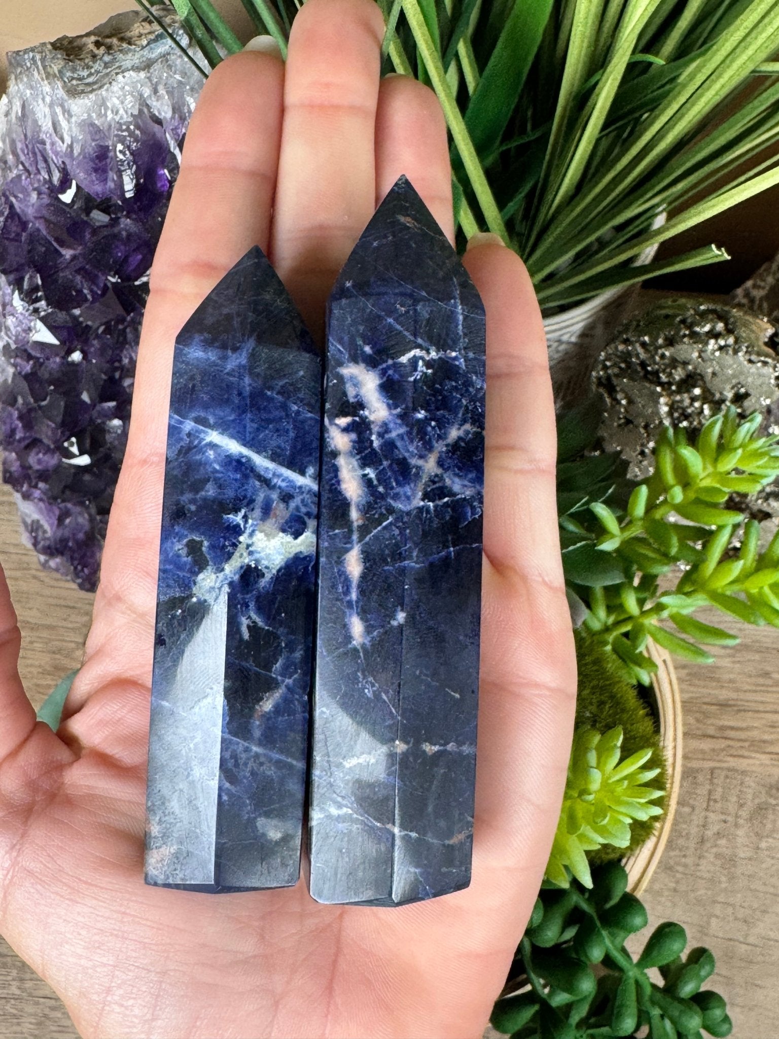 Sodalite Point - Purple Door Alchemy