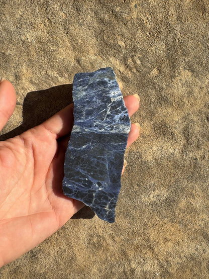 Sodalite Slab 101g - Purple Door Alchemy