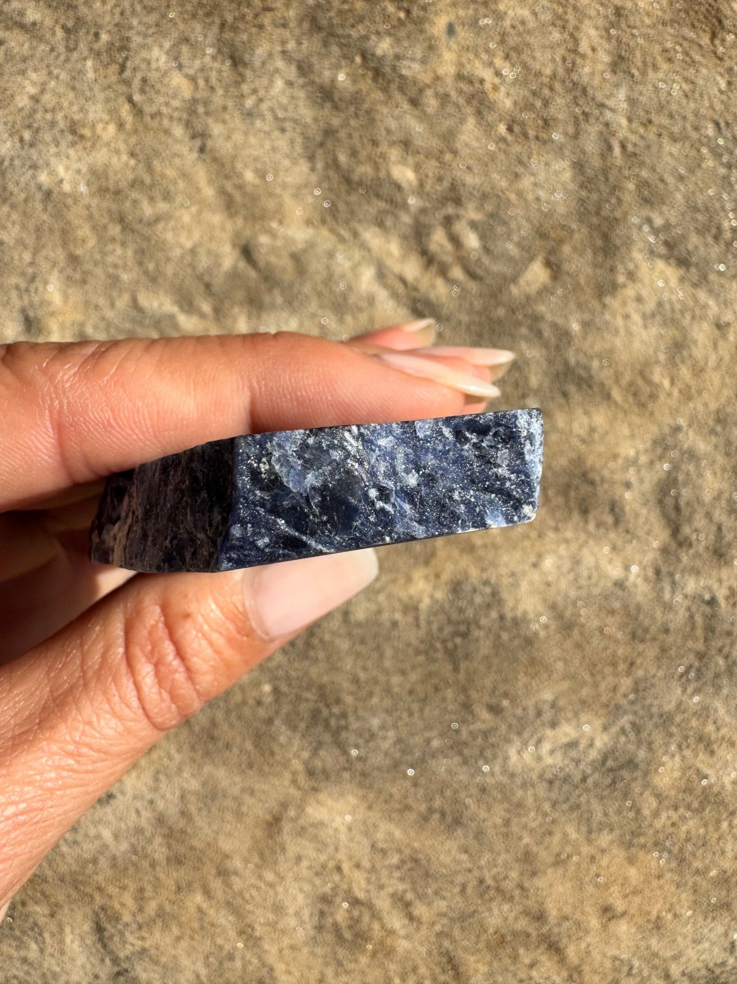Sodalite Slab 101g - Purple Door Alchemy