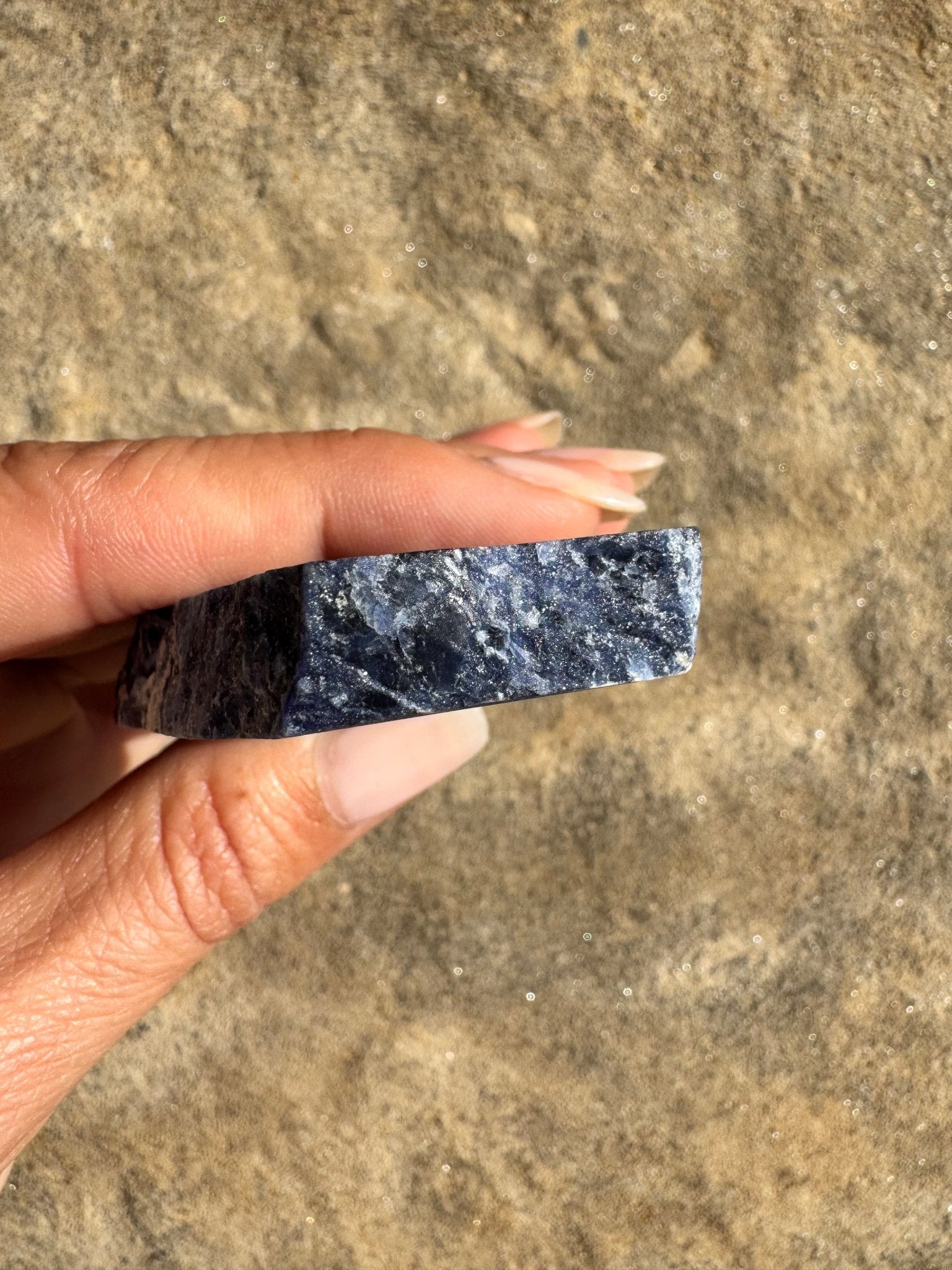 Sodalite Slab 101g - Purple Door Alchemy