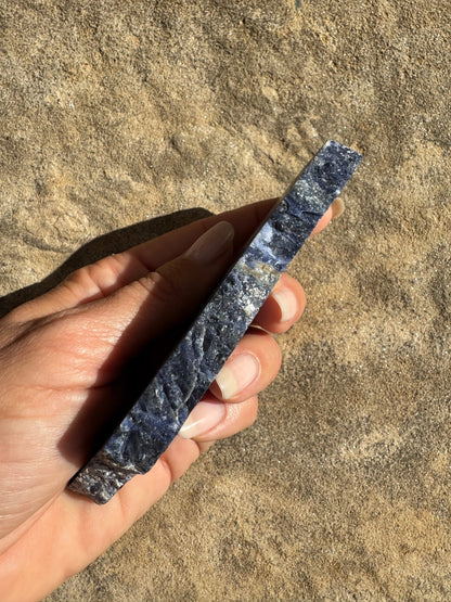 Sodalite Slab 101g - Purple Door Alchemy