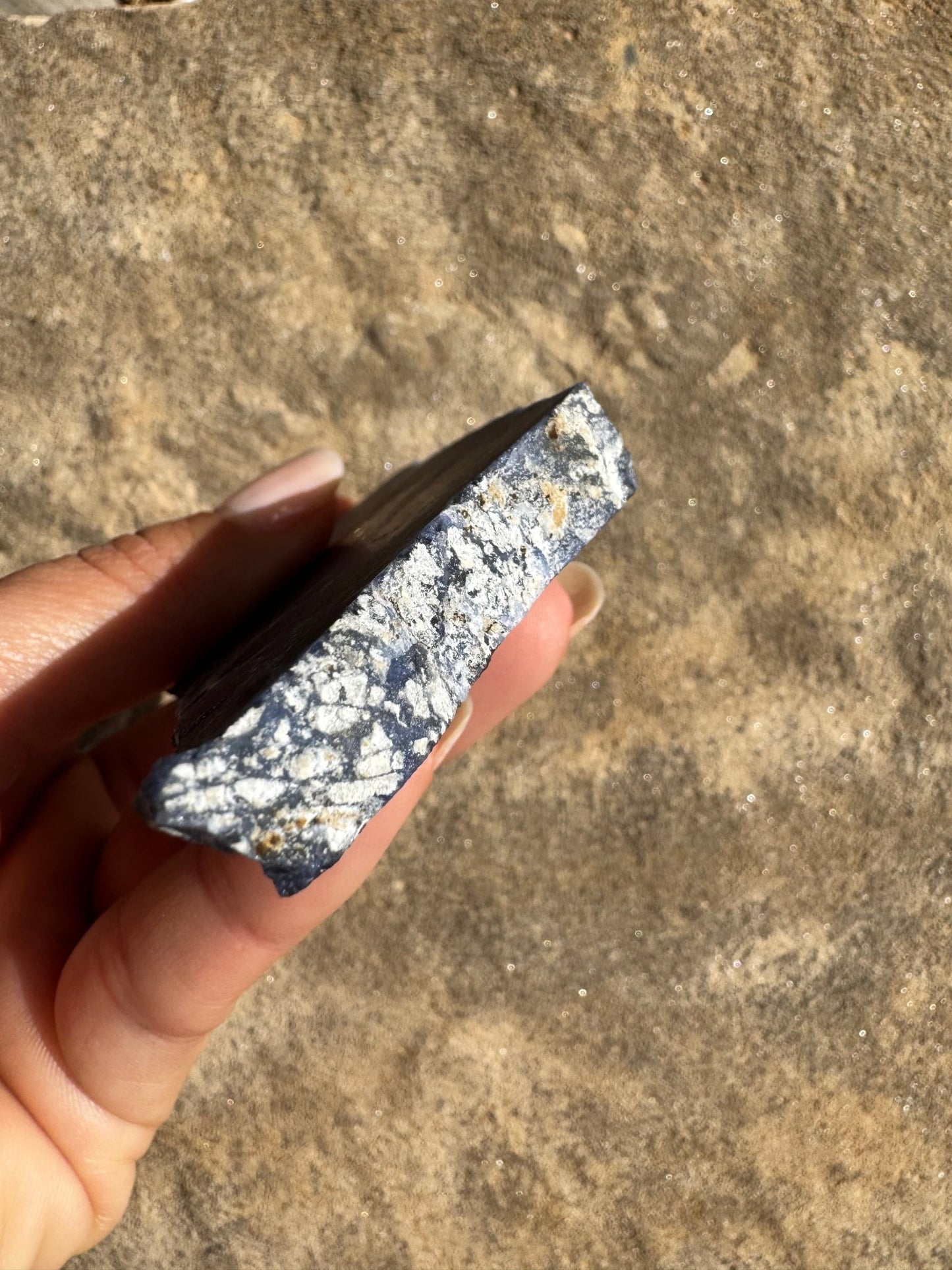 Sodalite Slab 101g - Purple Door Alchemy