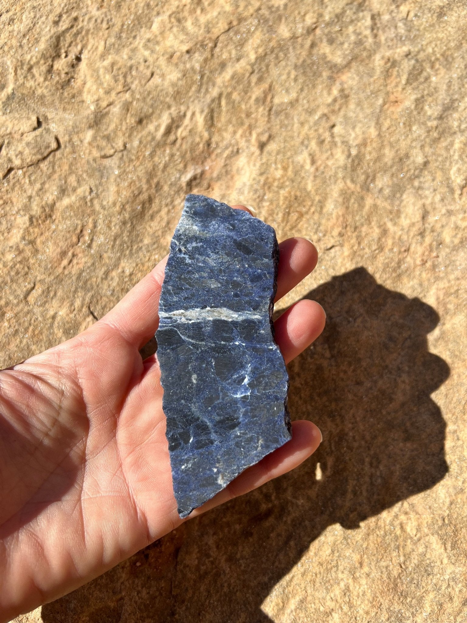 Sodalite Slab 59g - Purple Door Alchemy