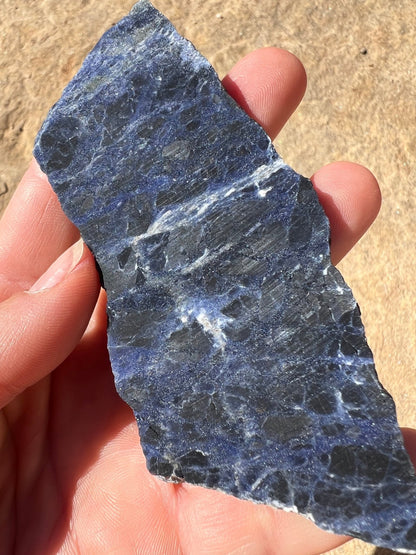 Sodalite Slab 59g - Purple Door Alchemy