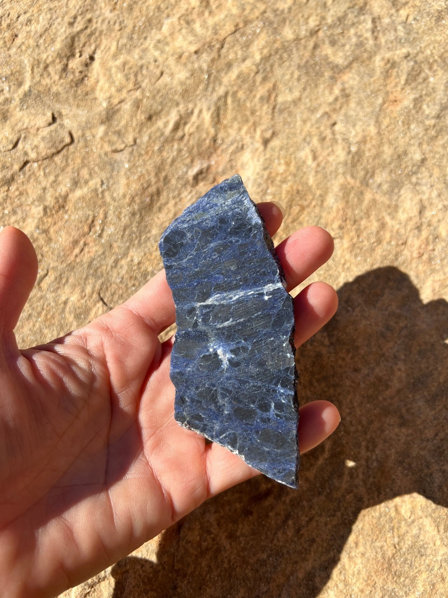 Sodalite Slab 59g - Purple Door Alchemy