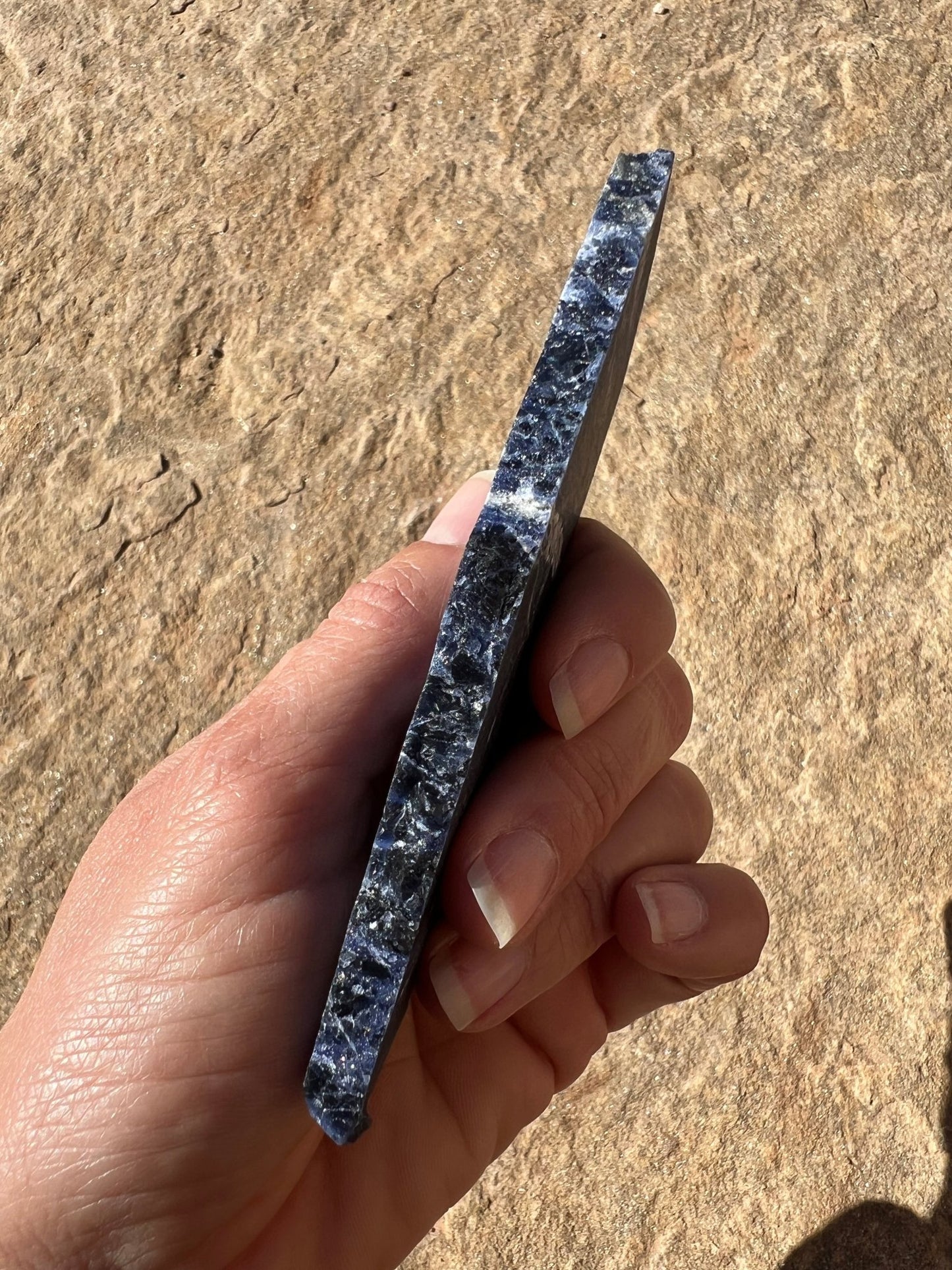 Sodalite Slab 59g - Purple Door Alchemy