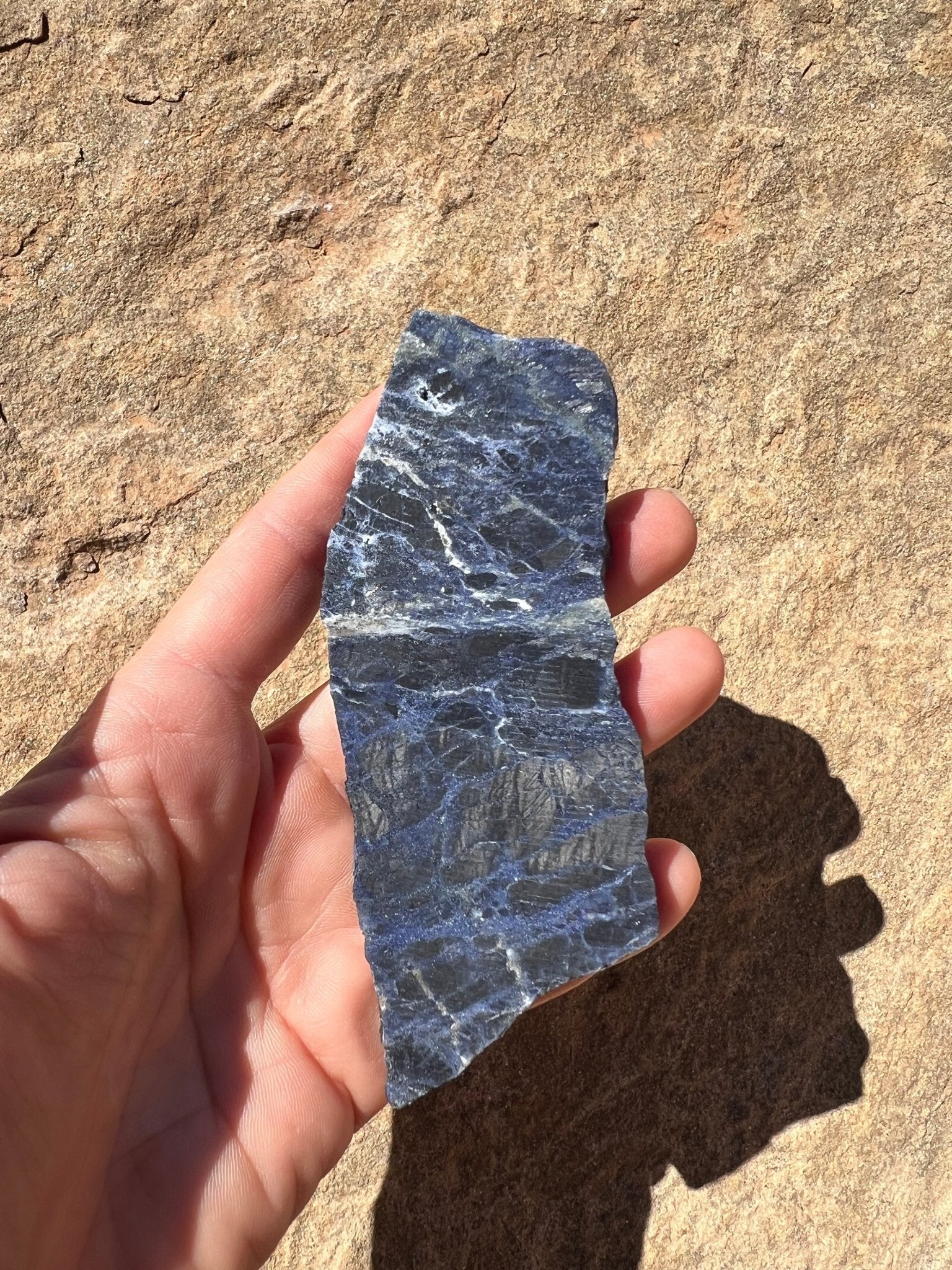 Sodalite Slab 81g - Purple Door Alchemy