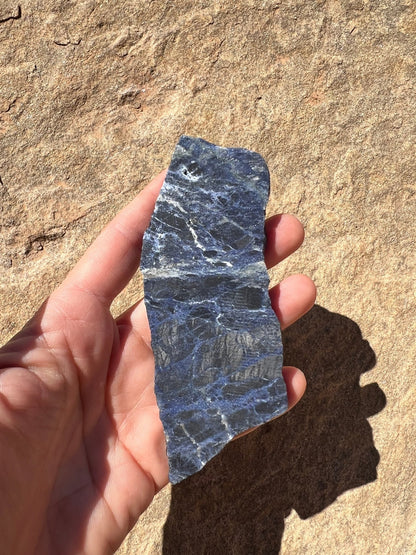 Sodalite Slab 81g - Purple Door Alchemy