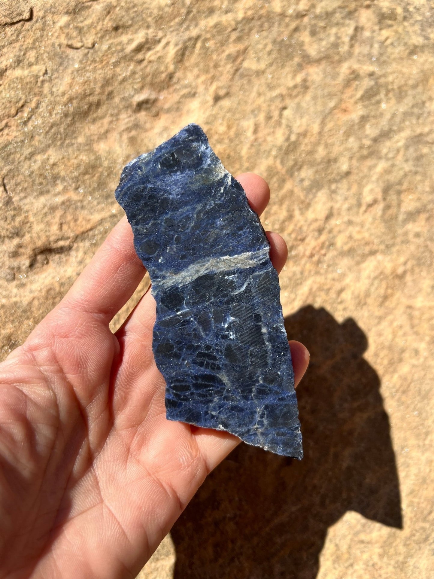 Sodalite Slab 81g - Purple Door Alchemy