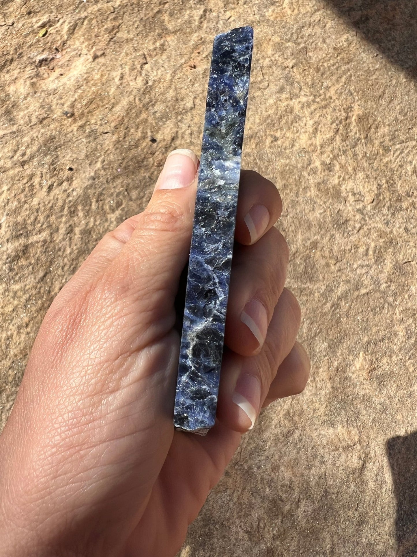 Sodalite Slab 87g - Purple Door Alchemy