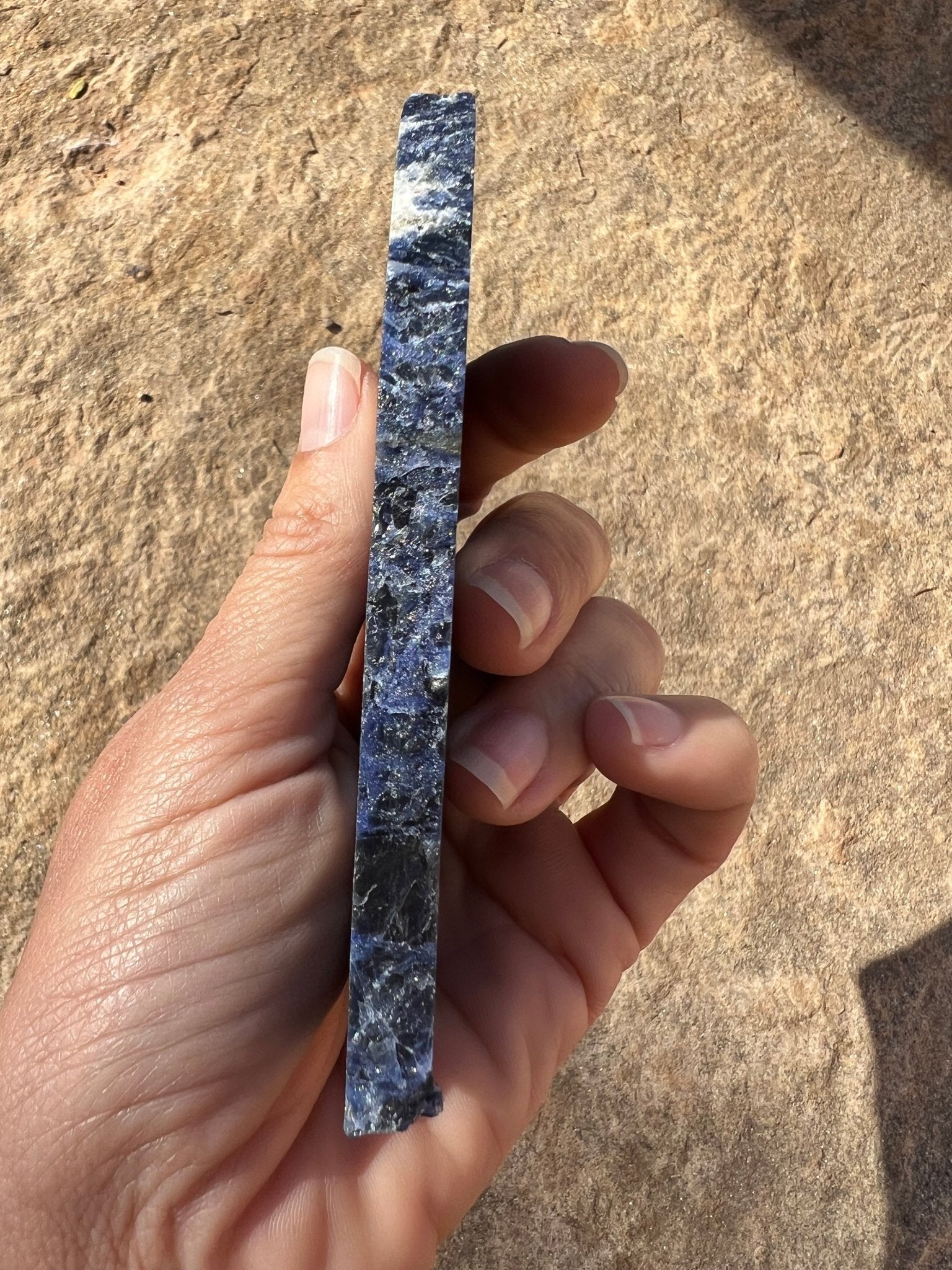 Sodalite Slab 87g - Purple Door Alchemy
