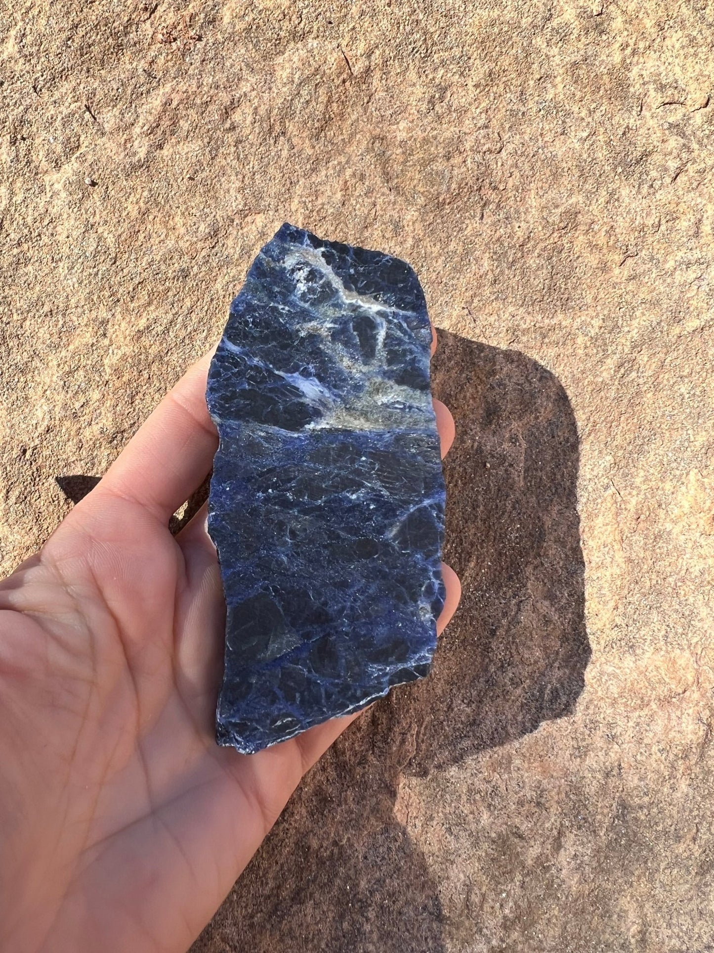 Sodalite Slab 87g - Purple Door Alchemy