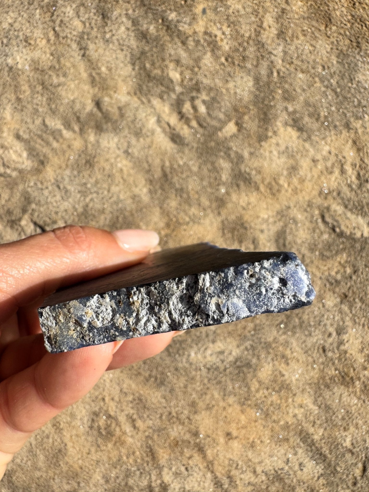 Sodalite Slab 91g - Purple Door Alchemy