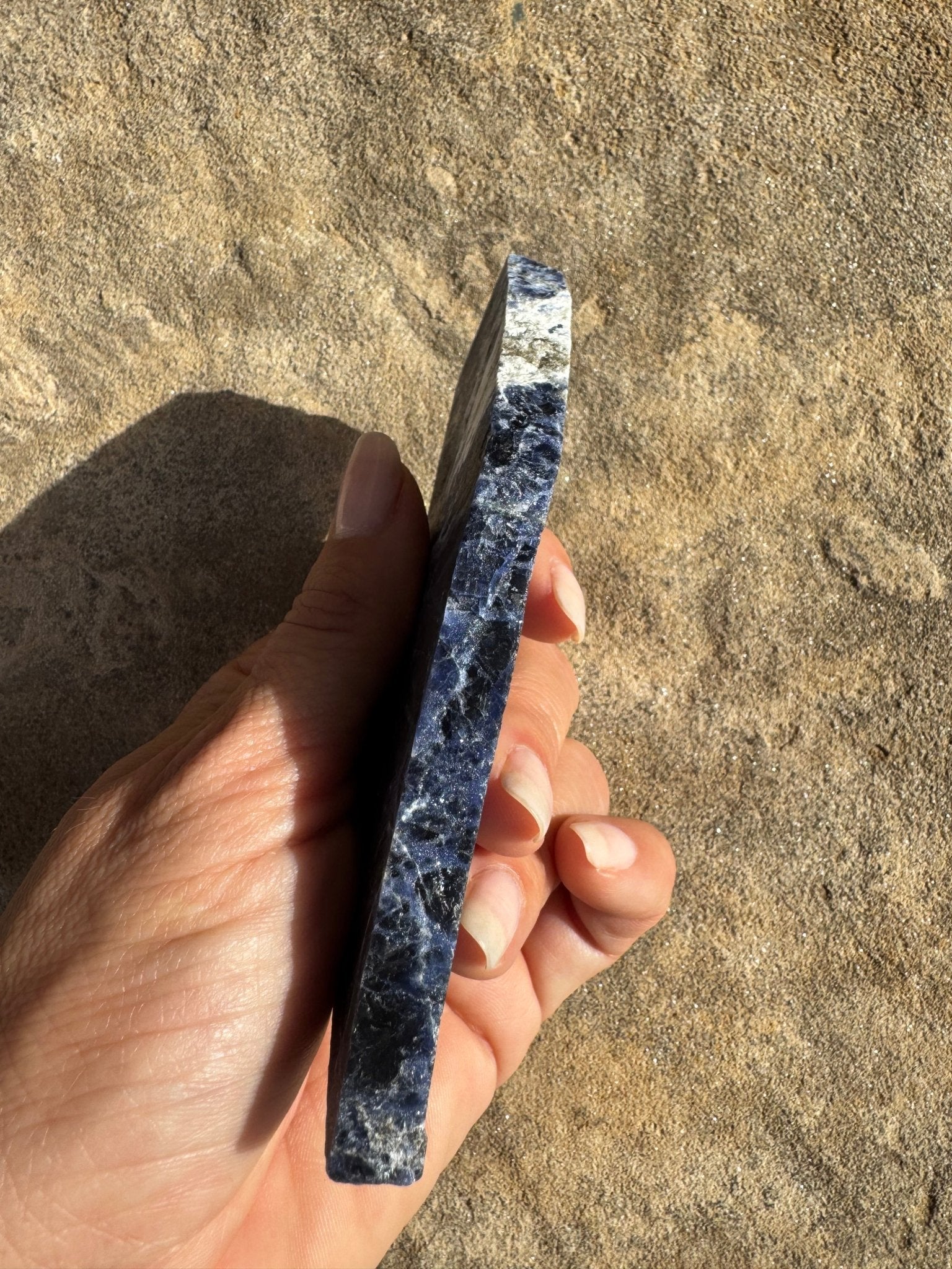 Sodalite Slab 91g - Purple Door Alchemy