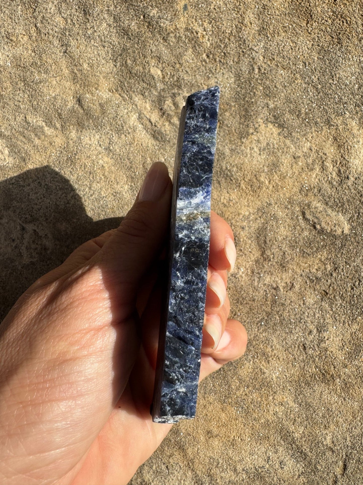 Sodalite Slab 91g - Purple Door Alchemy