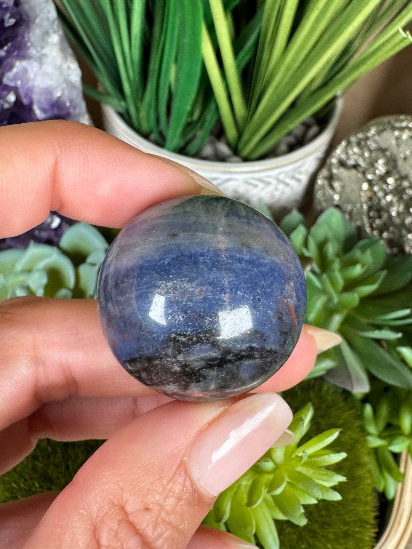 Sodalite Sphere 30mm - Purple Door Alchemy