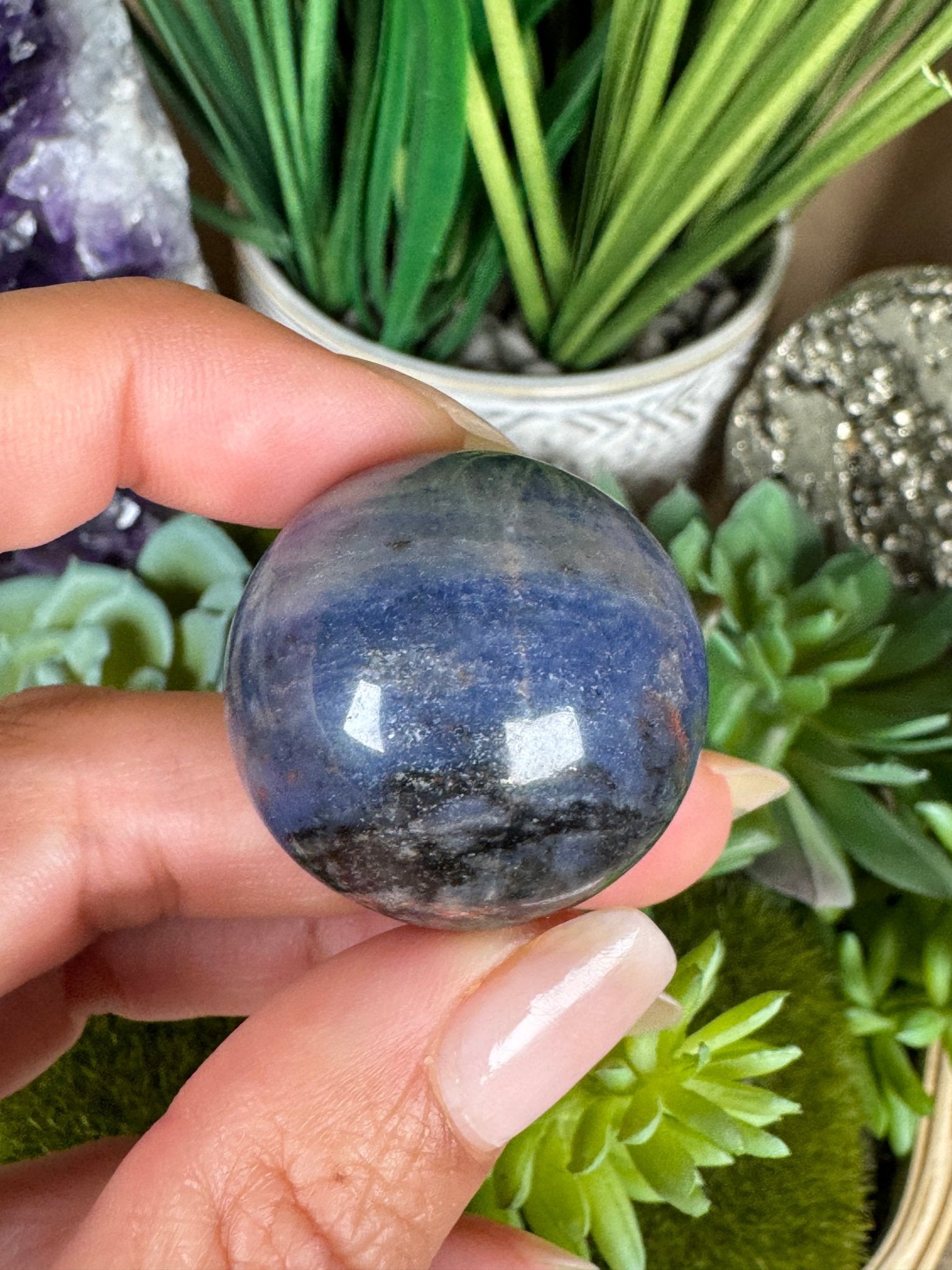 Sodalite Sphere 30mm - Purple Door Alchemy