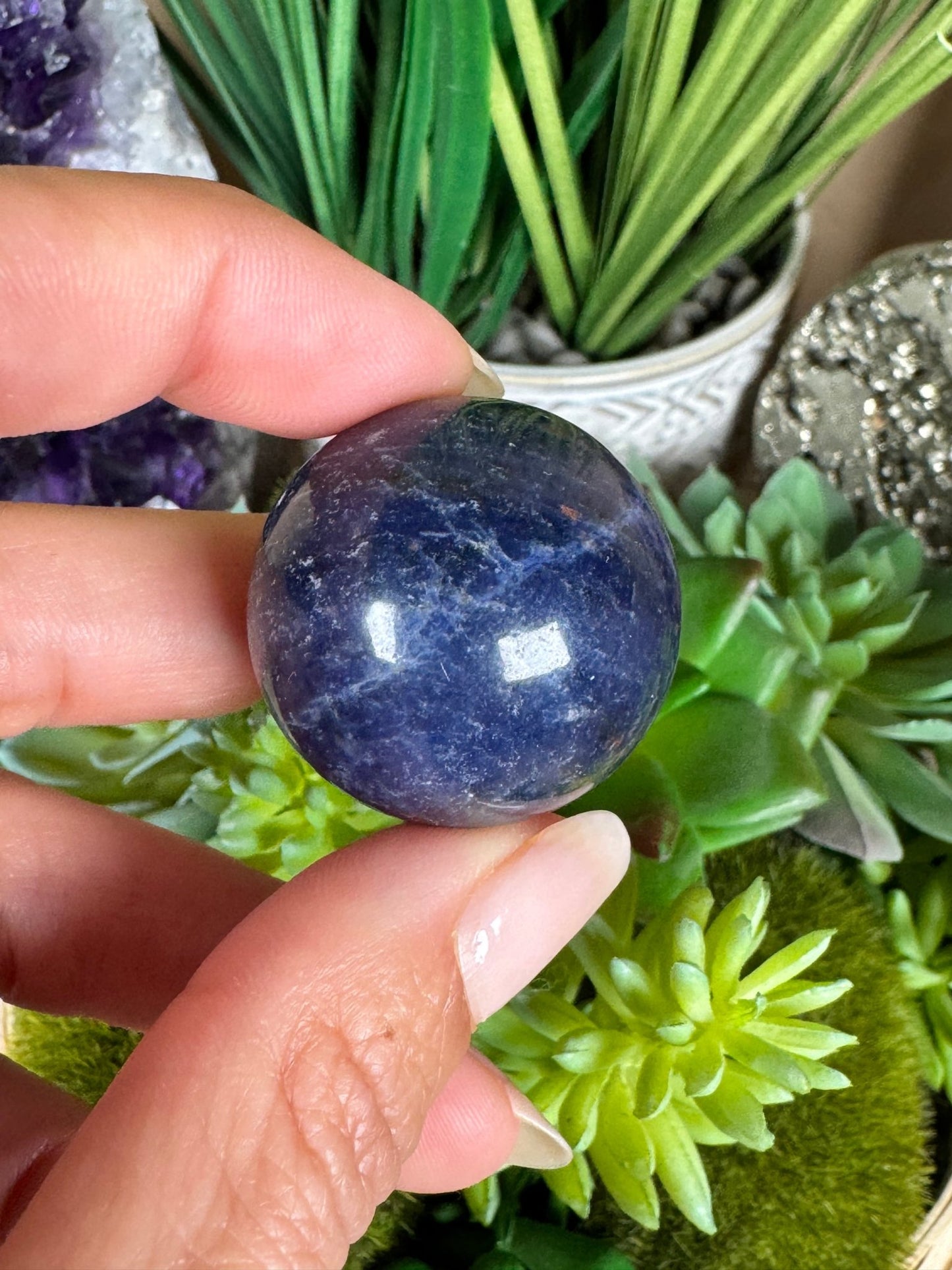 Sodalite Sphere 30mm - Purple Door Alchemy