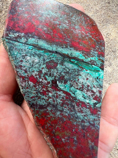 Sonora Sunrise Chrysocolla Slab 84g - Purple Door Alchemy