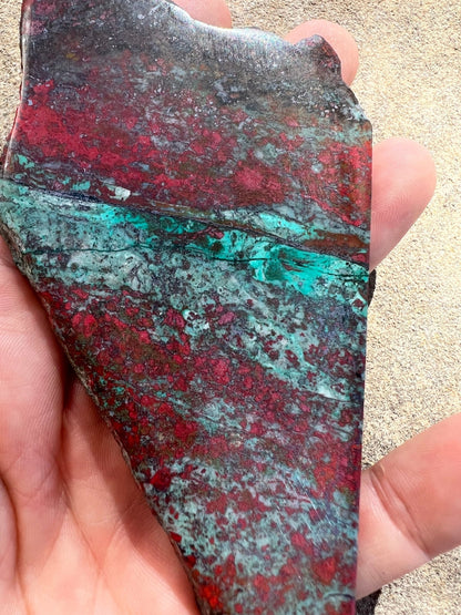 Sonora Sunrise Chrysocolla Slab 96g - Purple Door Alchemy