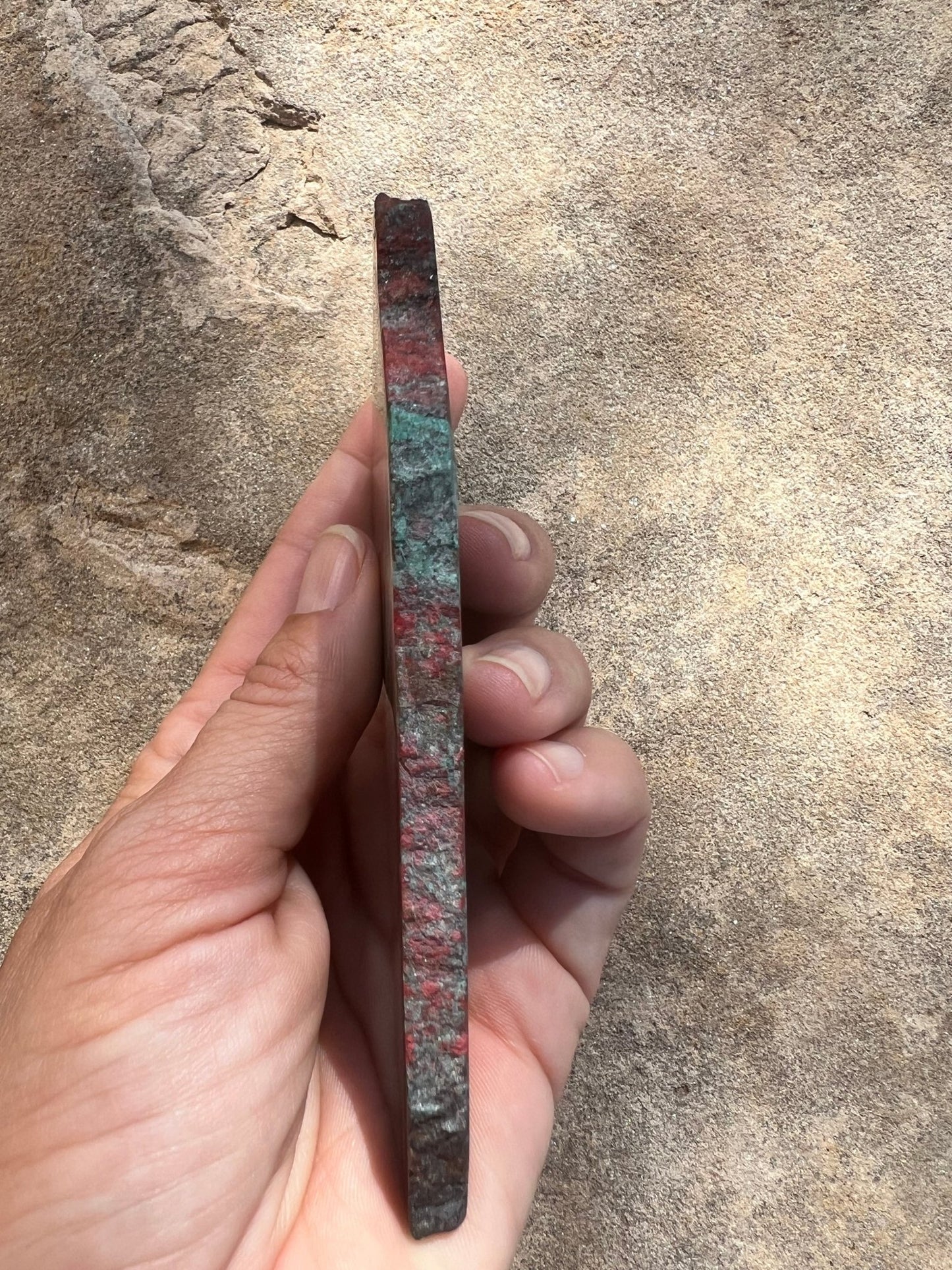 Sonora Sunrise Chrysocolla Slab 96g - Purple Door Alchemy